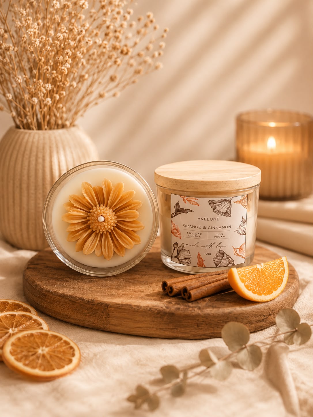 Vela Flor de Laranjeira